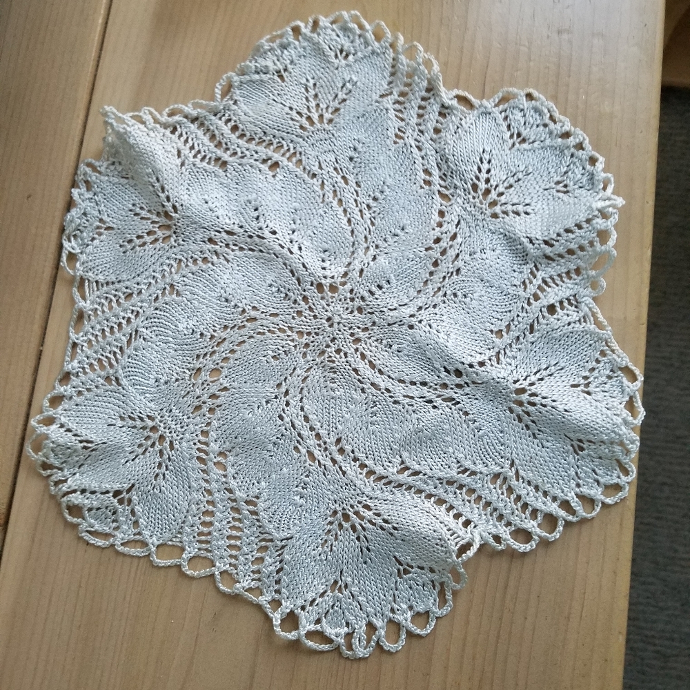 Vintage Silver Doily Dolie